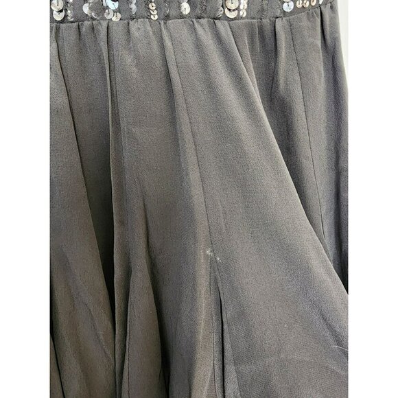 Rebecca Taylor Womens Strapless Sweetheart Sequin Silk Dress Gray Size 10 - Picture 6 of 8